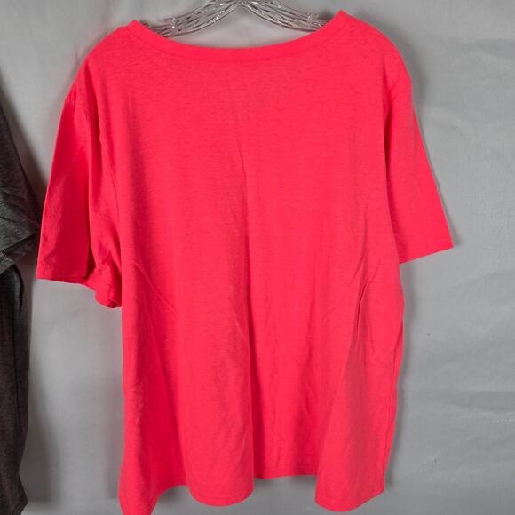 Fruit of the Loom Fit for Me T-Shirts Women's 2X 1 Gray 1 Graphic Short Sleeve - Picture 10 of 16